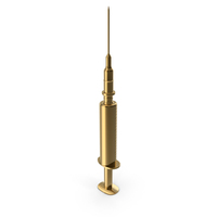 Gold Syringe PNG & PSD Images