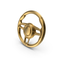 Gold  Steering Wheel PNG & PSD Images