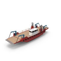 Small Car Ferry PNG & PSD Images