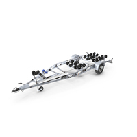 Used Aged Boat Trailer PNG & PSD Images