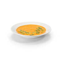 Creamy Pumpkin Soup With Pumpkin Seeds PNG & PSD Images