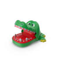 Crocodile Dentist Toy with Pressed Teeth PNG & PSD Images