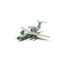 Early Warning Aircraft Green PNG & PSD Images