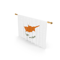 Cyprus Country Flag Hanging PNG & PSD Images
