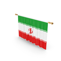 Iran Country Flag Hanging PNG & PSD Images