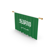 Saudi Arabia Country Flag Hanging PNG & PSD Images