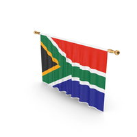 South Africa Country Flag Hanging PNG & PSD Images