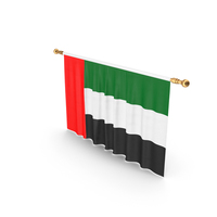 United Arab Emirates Country Flag Hanging PNG & PSD Images
