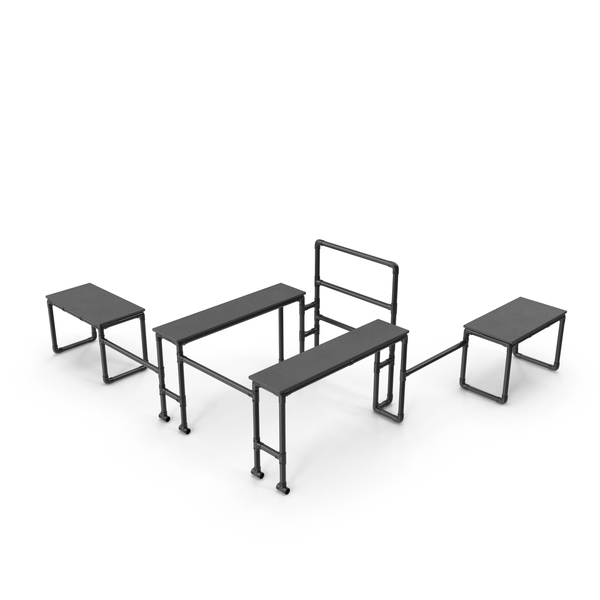 Multi Level Parkour Structure PNG & PSD Images
