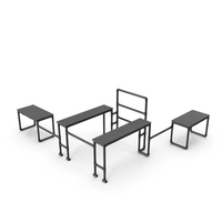 Multi Level Parkour Structure PNG & PSD Images