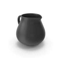Black Milk Jug PNG & PSD Images
