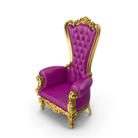 Throne Chair Rose Gold PNG & PSD Images