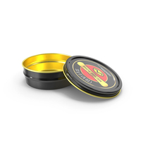 Empty Shoe Wax Metal Can PNG & PSD Images