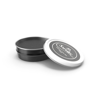 Saphir Medaille dOr Black Shoe Polish Open Can PNG & PSD Images
