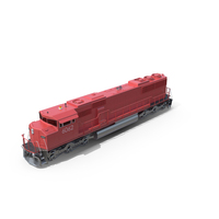 Railroad Crossing & Locomotive PNG & PSD Images
