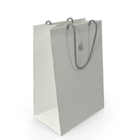 Apple Store Paper Bag Medium PNG & PSD Images