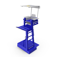 Outdoor Tennis Umpire Chair Spectrum PNG & PSD Images