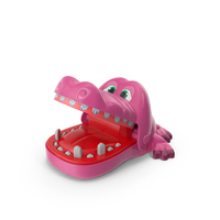Pink Crocodile Dentist PNG & PSD Images