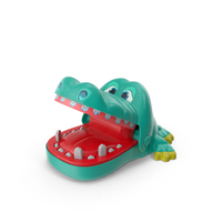 Sky Blue Crocodile Dentist PNG & PSD Images