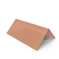 Terracotta Tiles Gable Roof Structure PNG & PSD Images