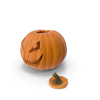 Traditional Carved Pumpkin For Halloween PNG & PSD Images