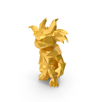 Low Poly Stylized Dragon PNG & PSD Images