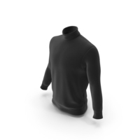 Black Turtleneck Shirt Men PNG & PSD Images