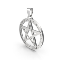 Amulet Star Silver PNG & PSD Images