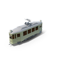 Old Tram & Bus PNG & PSD Images