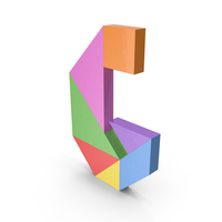 Tangram Letter G PNG & PSD Images