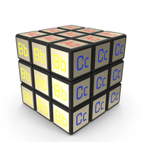Rubiks Cube With Letters PNG & PSD Images