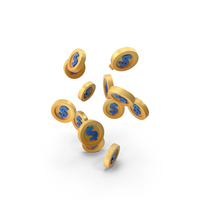Dollar Coins Money Fall PNG & PSD Images