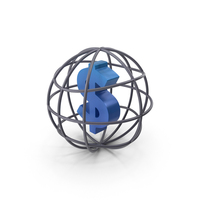 Dollar In Frame Ball PNG & PSD Images