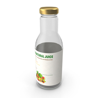 Glass Bottle Empty Juice PNG & PSD Images