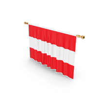 Austria Country Flag Hanging PNG & PSD Images