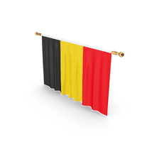 Belgium Country Flag Hanging PNG & PSD Images