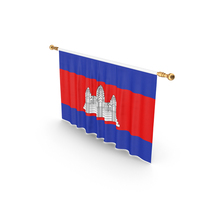 Cambodia Country Flag Hanging PNG & PSD Images