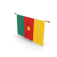 Cameroon Country Flag Hanging PNG & PSD Images