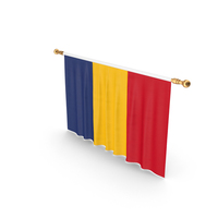 Chad Country Flag Hanging PNG & PSD Images