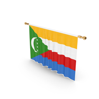 Comoros Country Flag Hanging PNG & PSD Images