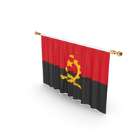 Angola Country Flag Hanging PNG & PSD Images