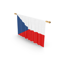 Czech Republic Country Flag Hanging PNG & PSD Images