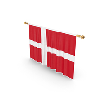 Denmark Country Flag Hanging PNG & PSD Images