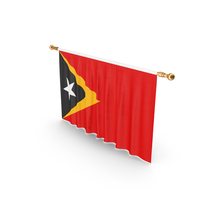 East Timor Country Flag Hanging PNG & PSD Images