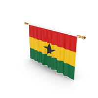 Ghana Country Flag Hanging PNG & PSD Images