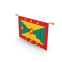 Grenada Country Flag Hanging PNG & PSD Images