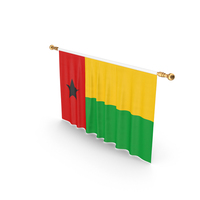 Guinea Bissau Country Flag Hanging PNG & PSD Images