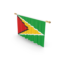 Guyana Country Flag Hanging PNG & PSD Images
