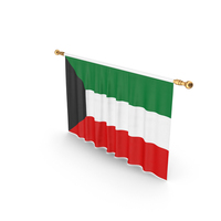 Kuwait Country Flag Hanging PNG & PSD Images