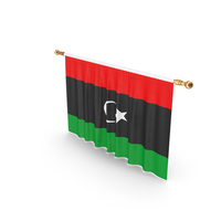 Libya Country Flag Hanging PNG & PSD Images